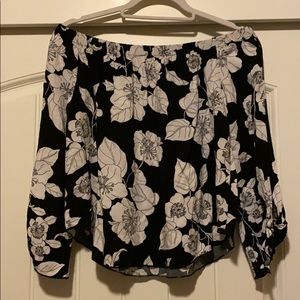 Off the Shoulder Floral Top